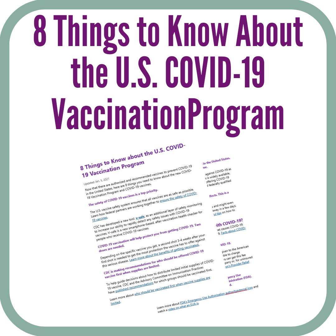 8 Things to Know about the U.S. COVID-19 Vaccination Program